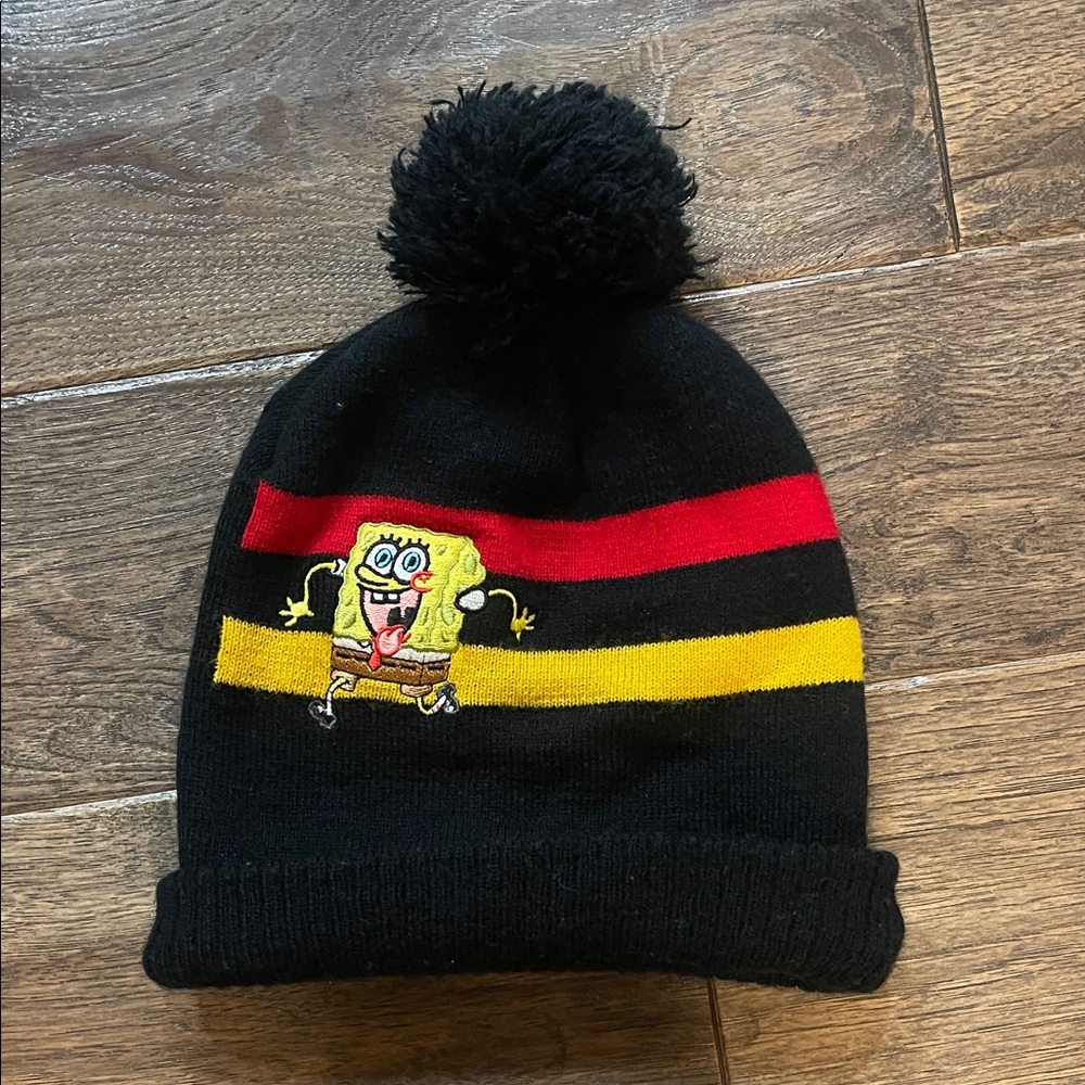 SpongeBob SquarePants Black Knit Beanie